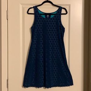 Title Nine laser cut dress